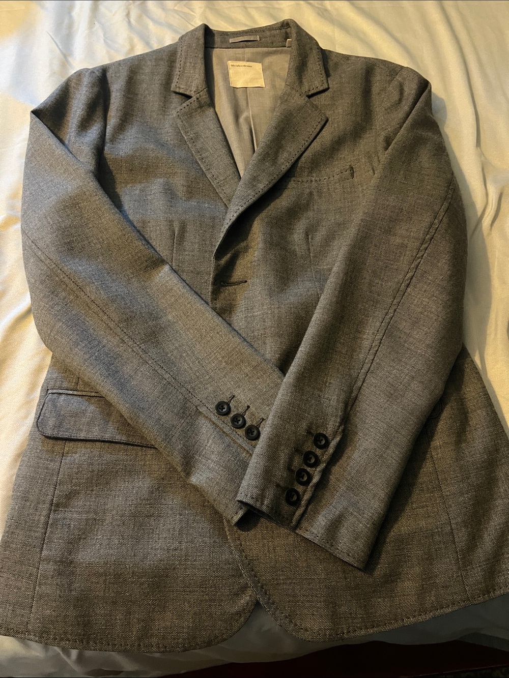 Men’s Lightweight Gray Shirt Jacket - Tailored Casual Blazer